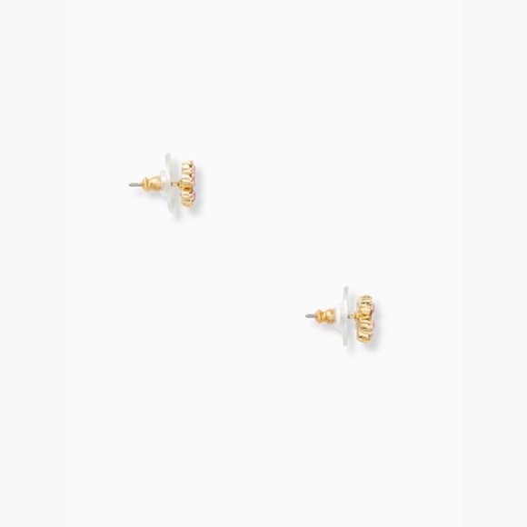 kate spade Pink Flower Studs / NWT - Picture 3 of 7